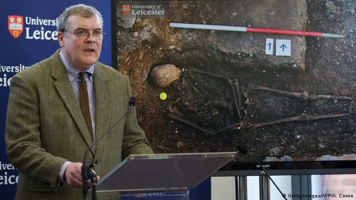 England Leicester Grab von Richard III.entdeckt Pressekonferenz