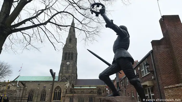 England Leicester Statue Richard III Kathedrale