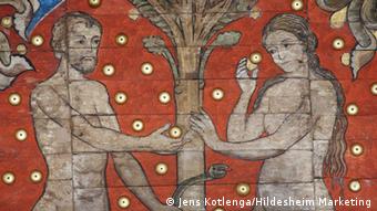 Bildnis von Adam und Eva am Baum der Erkenntnis