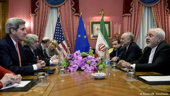 USA Iran Atomgespräche Kerry und Sarif in Lausanne
