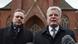 Bundespräsident Joachim Gauck (r) gibt in Haltern (Nordrhein-Westfalen) vor der Kirche ein Statement nach einer Trauerfeier für die ums Leben gekommenen Schüler und Lehrer des Joseph-König-Gymnasiums. (Foto: picture-alliance/dpa/M. Hitij) Bundespräsident Joachim Gauck (r) gibt in Haltern (Nordrhein-Westfalen) vor der Kirche ein Statement nach einer Trauerfeier für die ums Leben gekommenen Schüler und Lehrer des Joseph-König-Gymnasiums. (Foto: picture-alliance/dpa/M. Hitij)