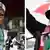 Nigeria - nominierter Präsidentschaftskandidat Muhammadu Buhari und Goodluck Jonathan