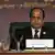 Ägypten Präsident Abdel Fattah el-Sisi auf dem Treffen der arabischen Liga, 28.3. 2015 (Foto: Reuters)