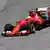 Sebastian Vettel drives his car to F1 victory