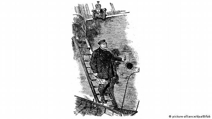 Otto von Bismarck Karikatur Der Lotse geht von Bord Der Lotse verlässt das Schiff