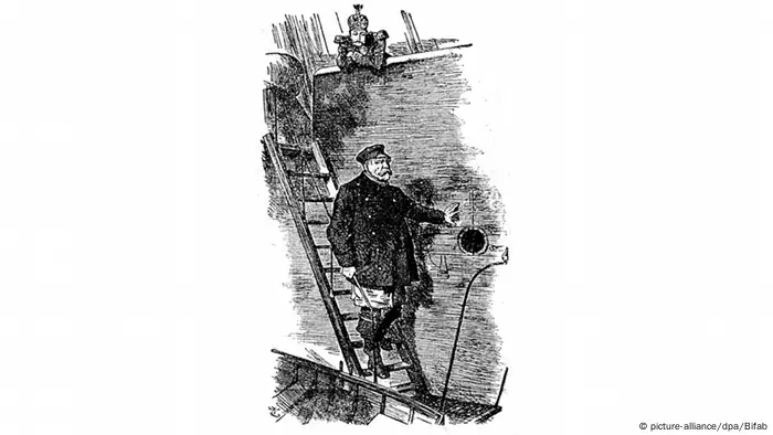Otto von Bismarck Karikatur Der Lotse geht von Bord Der Lotse verlässt das Schiff