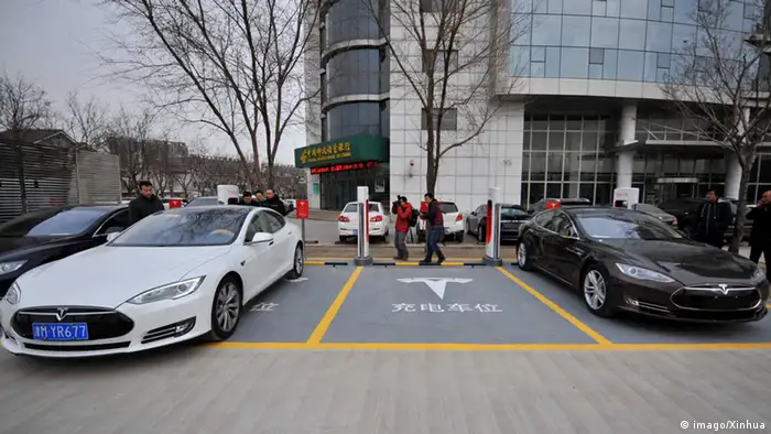 China, Tesla-Elektroauto