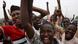 Nigeria Abuja Mohammadu Buhari Anhänger Jubel Nigeria Abuja Mohammadu Buhari Anhänger Jubel