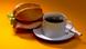 Deutschland Lebensmittel belegtes Brötchen und Kaffee Deutschland Lebensmittel belegtes Brötchen und Kaffee