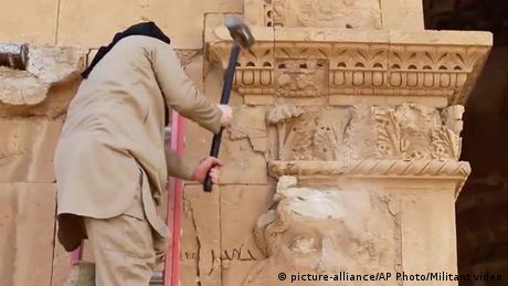 IS Zerstörung Hatra UNESCO Welterbe Mosul Irak 