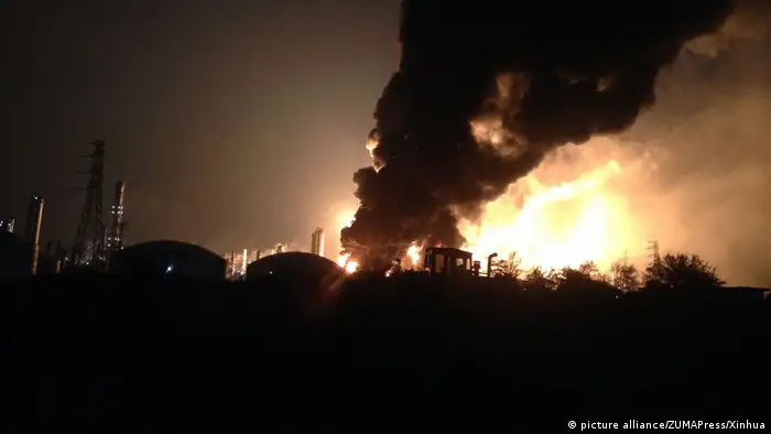 China Explosion Chemiefabrik