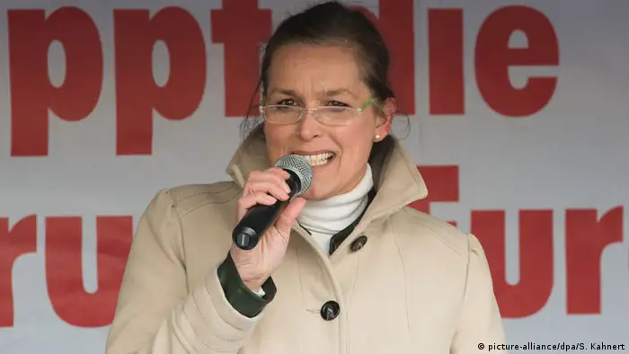 Dresden Oberbürgermeisterwahl Pegida Kandidatin Tatjana Festerling
