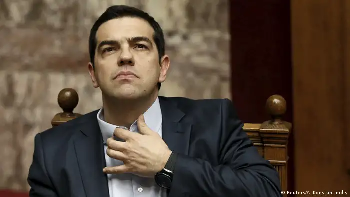 Griechenland Tsipras Porträt