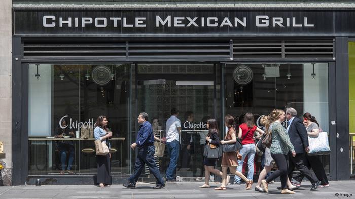 Entrada de un restaurante mexicano en Estados Unidos.