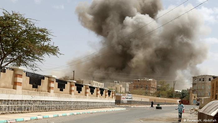 Jemen Luftschläge auf Sanaa
