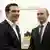Ципрас и Путин на встрече в Москве