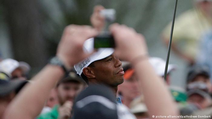 Tiger Woods beim Masters 2015 (Bild-Allianz / dpa / Andrew Gombert)