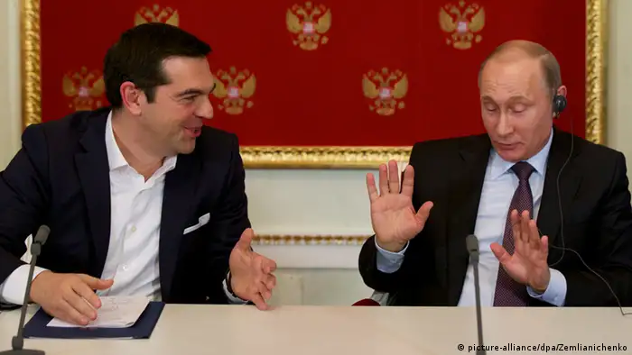 Russland Griechenland Tsipras bei Putin