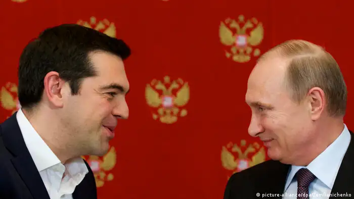 Russland Griechenland Tsipras bei Putin