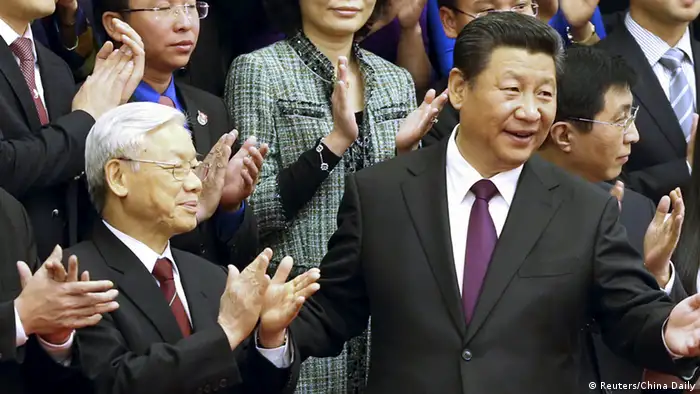 China Vietnam Treffen Xi Jinping und Nguyen Phu Trong