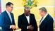 Treffen der Bundesminster Hermann Gröhe und Gerd Müller mit dem ghanaischen Präsidenten John D. Mahama in Accra (Foto: picture-alliance/dpa/K. Nietfeld) Treffen der Bundesminster Hermann Gröhe und Gerd Müller mit dem ghanaischen Präsidenten John D. Mahama in Accra (Foto: picture-alliance/dpa/K. Nietfeld)