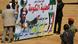 Wahlplakat mit sudanesischem Präsidenten Omar al-Baschir Wahlplakat mit sudanesischem Präsidenten Omar al-Baschir