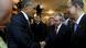 Handschlag zwischen Obama und Castro Handschlag zwischen Obama und Castro