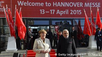 Hannover Messe Eröffnung Merkel Modi