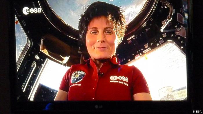 ESA astronaut Samantha Cristoforetti sends a special message to Earth from the International Space Station