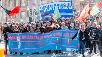 Deutschland Proteste gegen G 7 Außenminister Treffen in Lübeck