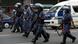 Police unit at xenophobic protests in South Africa Police unit at xenophobic protests in South Africa