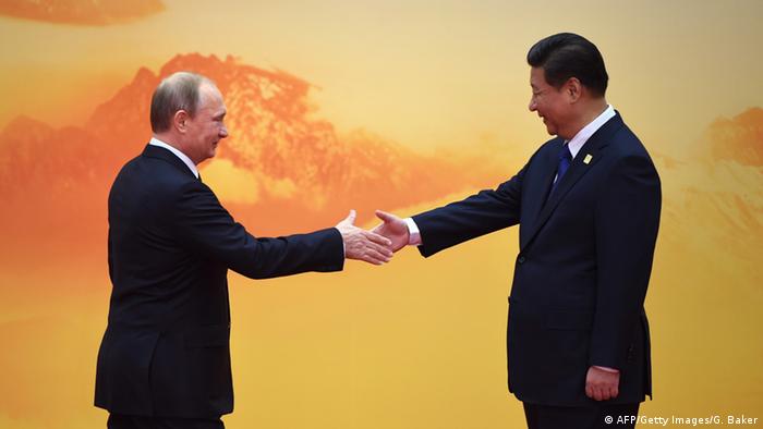 APEC Gipfel Wladimir Putin und Xi Jinping 