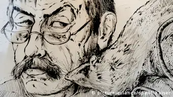 Deutschland Günter Grass Schriftsteller Selbstbildnis mit Ratte