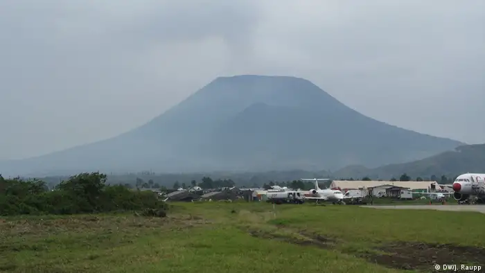 Nyiragongo-Vulkan im Ostkongo