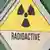 Sign indicating radiation