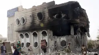 Jemen Zerstörung in Saada