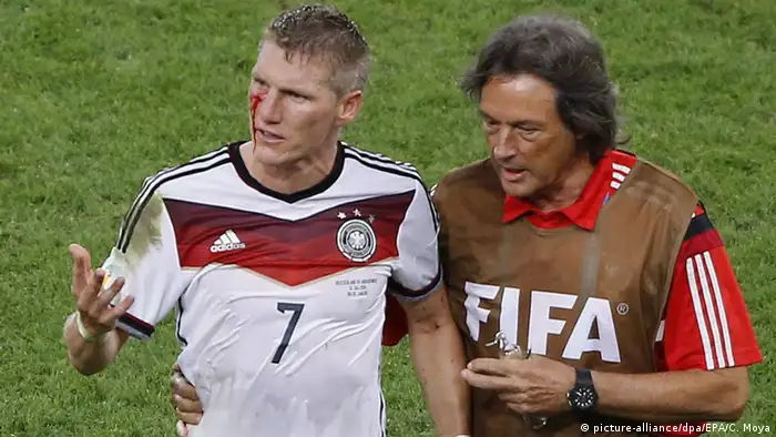 Bastian Schweinsteiger und Müller-Wohlfahrt 