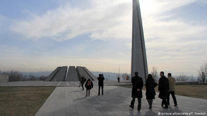 Armenien Völkermord Gedenkstätte in Eriwan