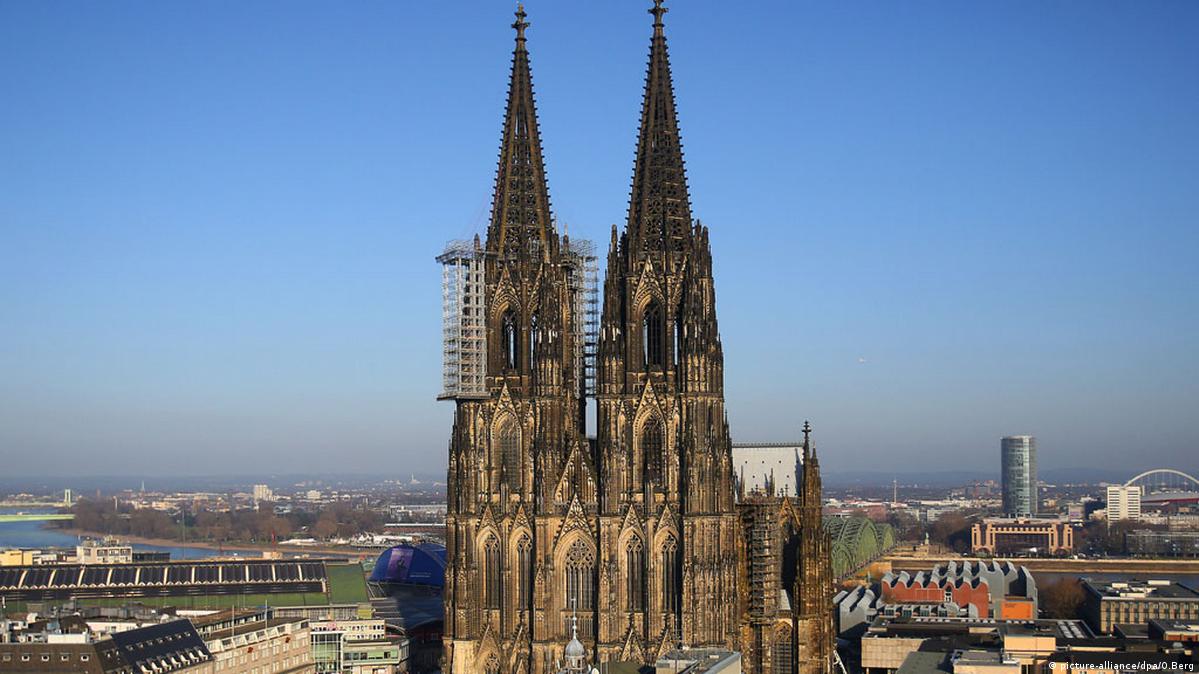 Германия Кельнский собор башня