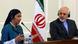 Iran Teheran Iranischer Außenminister Zarif und Venezuelanische Außenministerin Rodriguez Iran Teheran Iranischer Außenminister Zarif und Venezuelanische Außenministerin Rodriguez