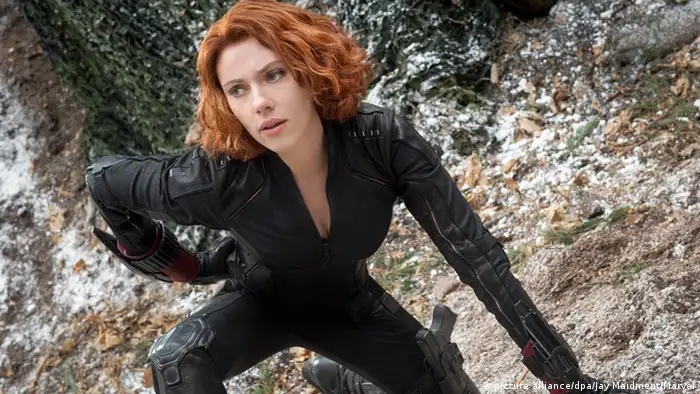 Filmszene aus The Avengers mit Scarlett Johansson. (picture alliance/dpa/Jay Maidment/Marvel)