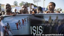 Äthiopien Addis Abeba Anti ISIS Protest