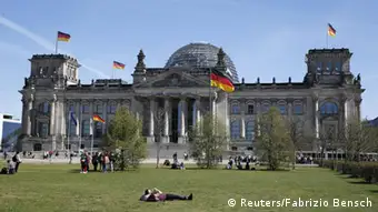 Berlin Reichstag Bundestag Außenansicht
