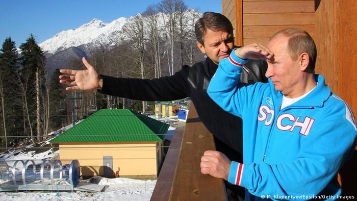 министр сельского хозяйства РФ Александр Ткачев и Владимир Путин