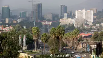 Stadtansicht von Addis Abeba, Äthiopien