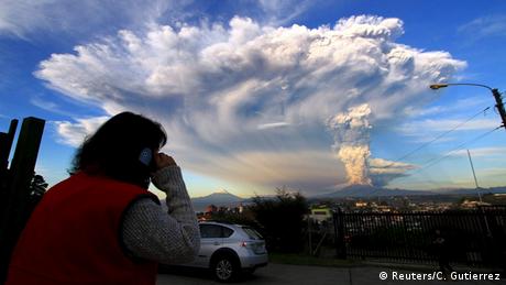 Chile Ausbruch des Vulkans Calbuco 