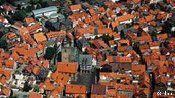Coburg Altstadt Luftaufnahme