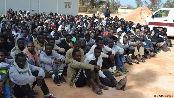 Libyen Auffanglager Kararim bei Misrata