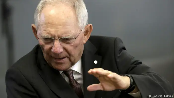 EU Finanzministertreffen in Riga Schäuble