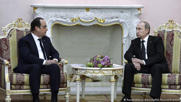 Treffen Putin und Hollande in Yerevan